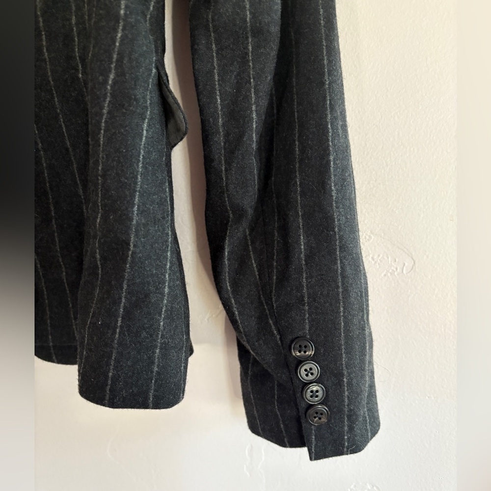 Ralph Lauren Black Label - 100% Merino Wool - Pinstripe Blazer - 8 - Picture 11 of 17
